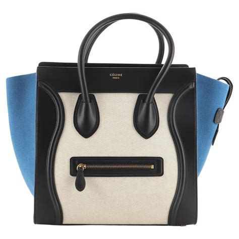 celine tricolor luggage mini|Celine bag tote review.